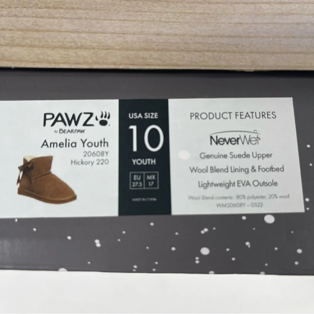 🐻BEARPAW AMELIA YOUTH BOOTS